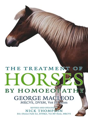 cover image of The Treatment of Horses by Homoeopathy